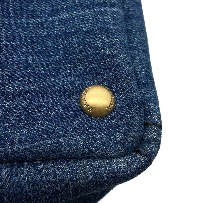 プラダ トートバッグ カナパ CANAPA デニム B2642B PRADA 2wayショルダーバッグ