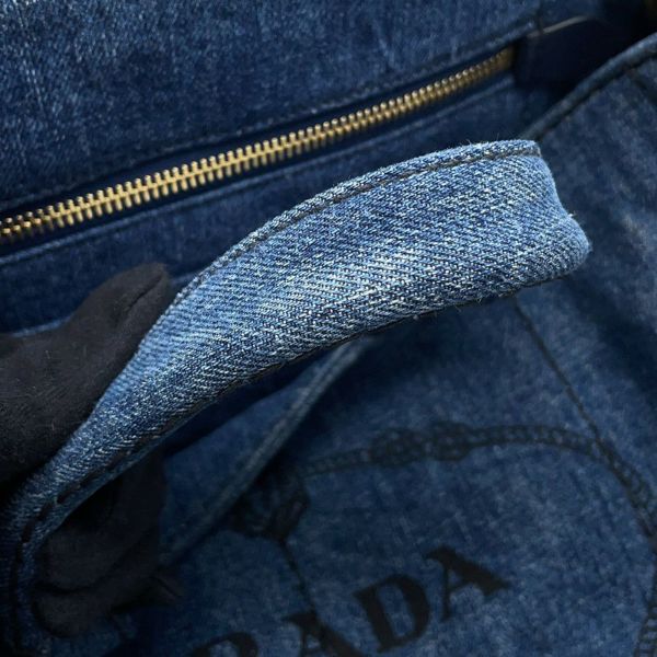プラダ トートバッグ カナパ CANAPA デニム B2642B PRADA 2wayショルダーバッグ