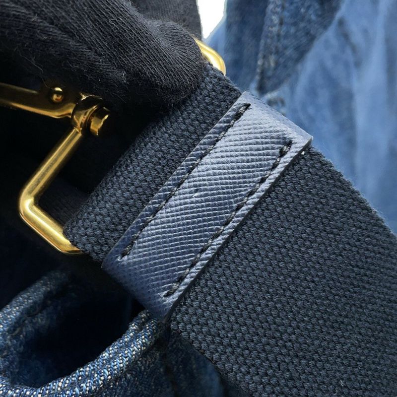 プラダ トートバッグ カナパ CANAPA デニム B2642B PRADA 2wayショルダーバッグ