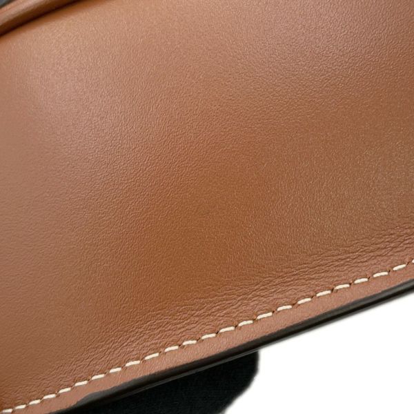 セリーヌ ショルダーバッグ キュイル トリオンフ フォルコ カーフレザー 198263DU9.04LU CELINE ブラウン