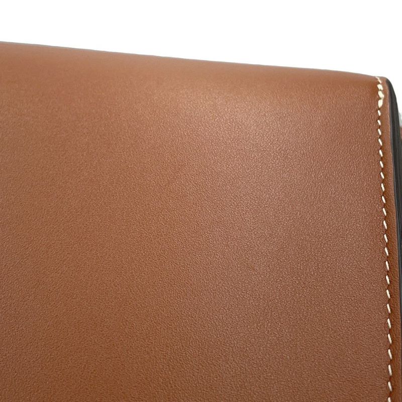 セリーヌ ショルダーバッグ キュイル トリオンフ フォルコ カーフレザー 198263DU9.04LU CELINE ブラウン