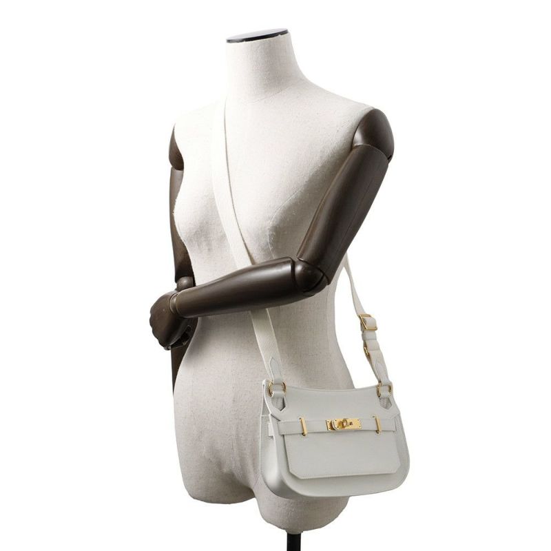エルメス ジプシエール ミニ ニューホワイト/ゴールド金具 スイフト W刻印 HERMES バッグ 白