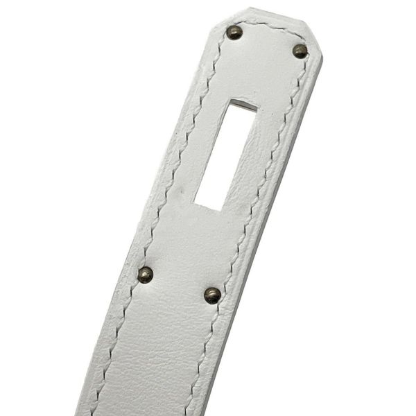 エルメス ジプシエール ミニ ニューホワイト/ゴールド金具 スイフト W刻印 HERMES バッグ 白