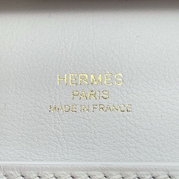 エルメス ジプシエール ミニ ニューホワイト/ゴールド金具 スイフト W刻印 HERMES バッグ 白