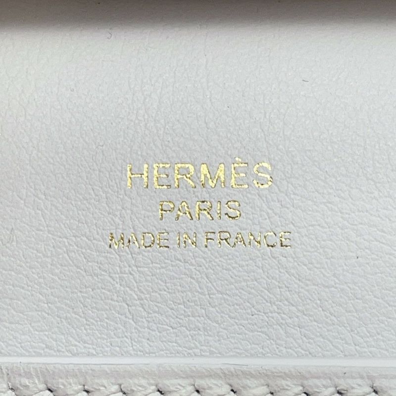 エルメス ジプシエール ミニ ニューホワイト/ゴールド金具 スイフト W刻印 HERMES バッグ 白
