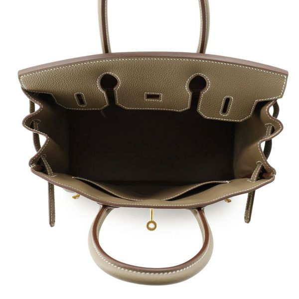 エルメス バーキン30 エトゥープ/ゴールド金具 トゴ W刻印 HERMES Birkin ハンドバッグ