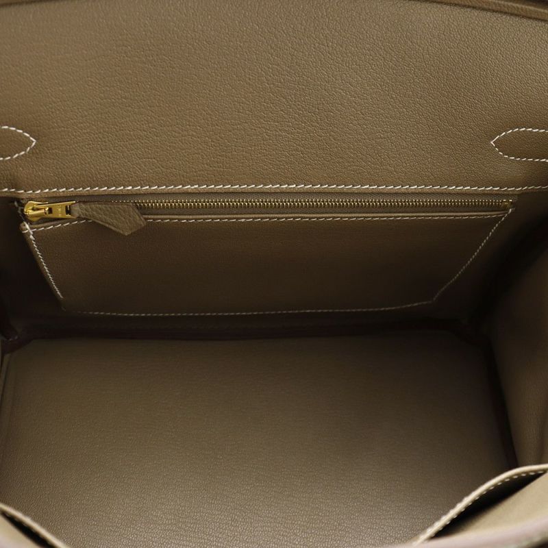 エルメス バーキン30 エトゥープ/ゴールド金具 トゴ W刻印 HERMES Birkin ハンドバッグ