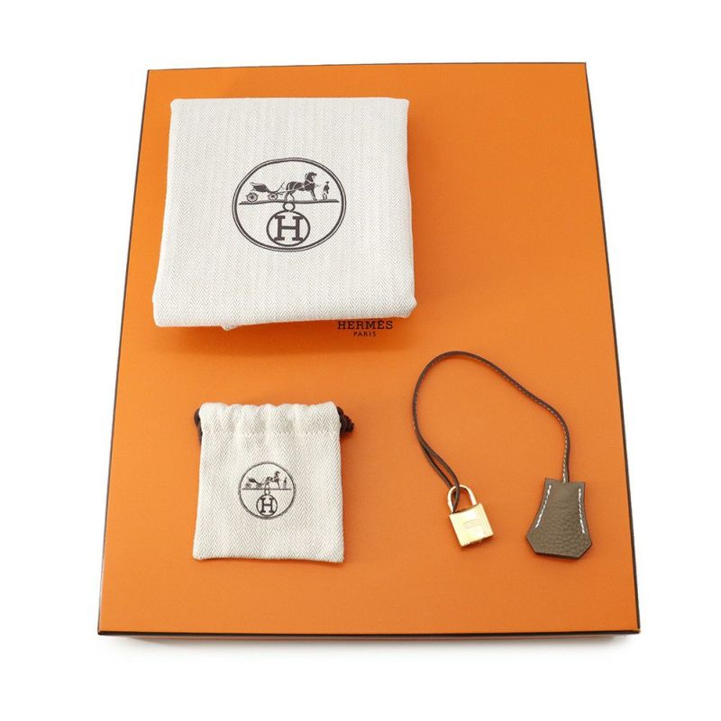 エルメス バーキン30 エトゥープ/ゴールド金具 トゴ W刻印 HERMES Birkin ハンドバッグ