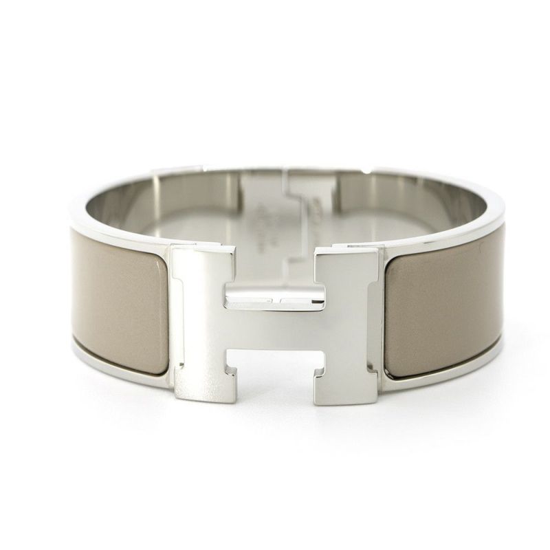 エルメス ブレスレット クリック H クリッククラックGM マロングラッセ/シルバー金具 HERMES アクセサリー