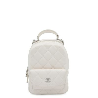【美品】 CHANEL 22 ミニ ハンドバッグ レザー シャネル 白 CHANEL 【美品】 22 ミニ ハンドバッグ レザー シャネル 白