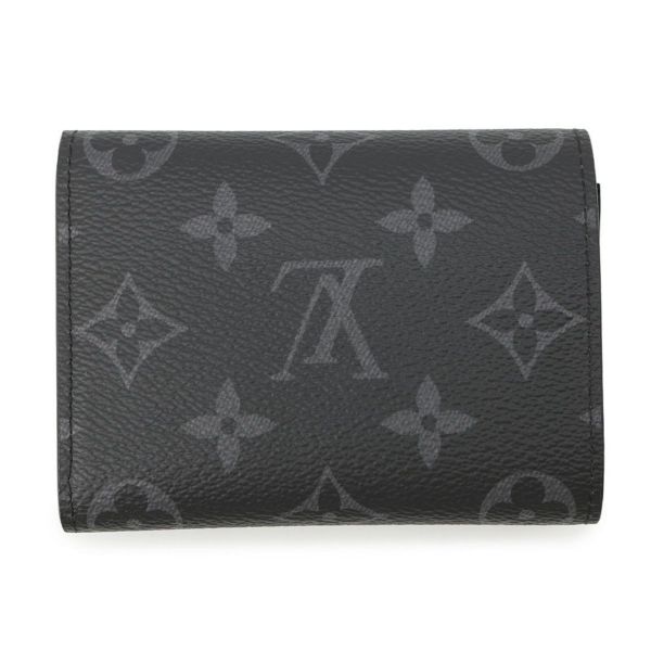 ルイヴィトン 三つ折り財布 モノグラム・エクリプス ヴィクター・ウォレット M12598 ヴィトン ブラック 黒