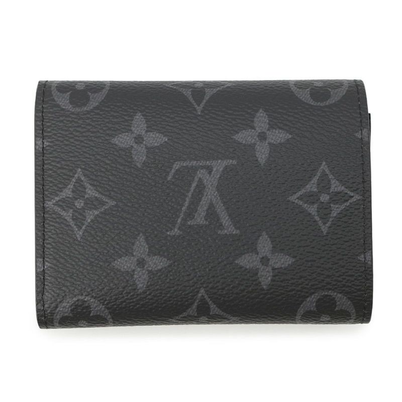 ルイヴィトン 三つ折り財布 モノグラム・エクリプス ヴィクター・ウォレット M12598 ヴィトン ブラック 黒