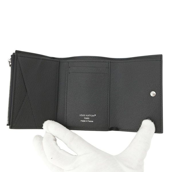 ルイヴィトン 三つ折り財布 モノグラム・エクリプス ヴィクター・ウォレット M12598 ヴィトン ブラック 黒