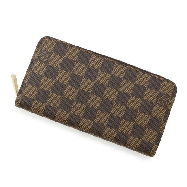 ルイヴィトン 長財布 ダミエ・エベヌ ジッピー・ウォレット N41661 LOUIS VUITTON ラウンドファスナー