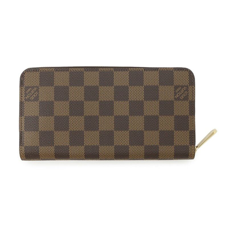 ルイヴィトン 長財布 ダミエ・エベヌ ジッピー・ウォレット N41661 LOUIS VUITTON ラウンドファスナー