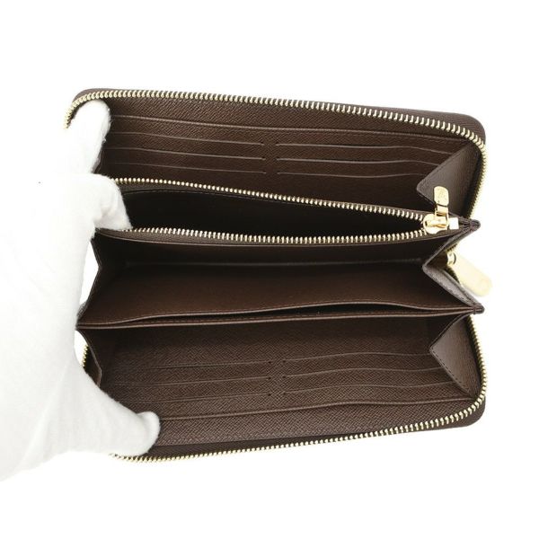ルイヴィトン 長財布 ダミエ・エベヌ ジッピー・ウォレット N41661 LOUIS VUITTON ラウンドファスナー