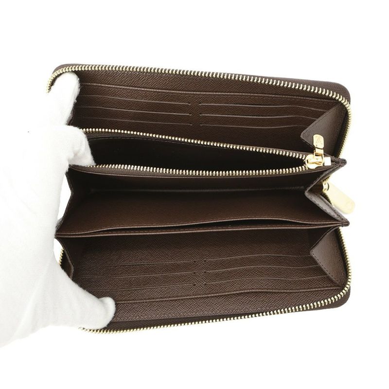 ルイヴィトン 長財布 ダミエ・エベヌ ジッピー・ウォレット N41661 LOUIS VUITTON ラウンドファスナー