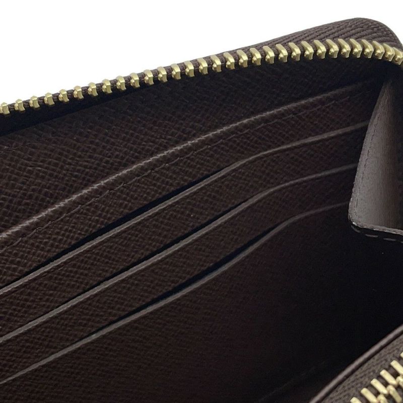 ルイヴィトン 長財布 ダミエ・エベヌ ジッピー・ウォレット N41661 LOUIS VUITTON ラウンドファスナー