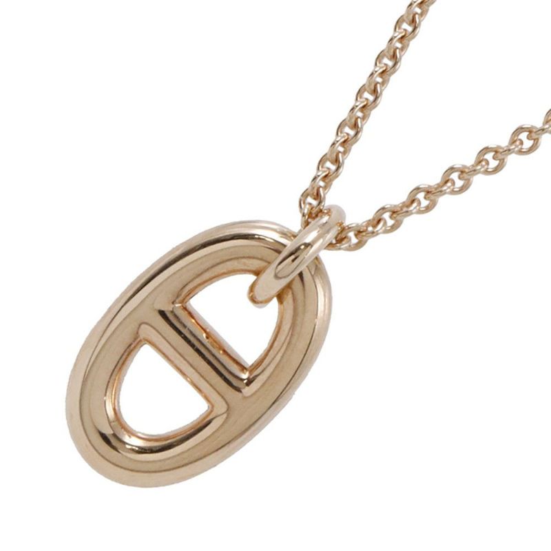 エルメス ネックレス シェーヌダンクル ファランドール PM K18PGピンクゴールド HERMES ジュエリー