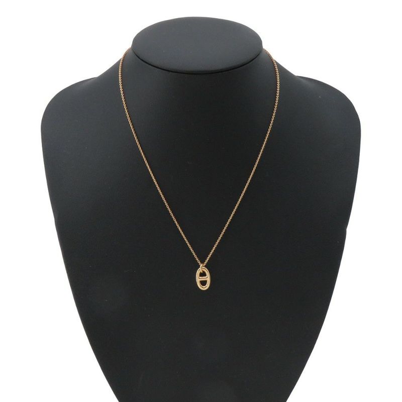 エルメス ネックレス シェーヌダンクル ファランドール PM K18PGピンクゴールド HERMES ジュエリー