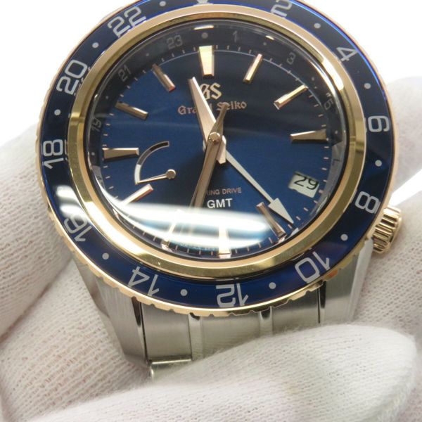 セイコー グランドセイコー スプリングドライブGMT 限定70本 SBGE286 SEIKO 腕時計 グリーン文字盤