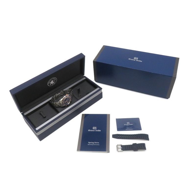 セイコー グランドセイコー スプリングドライブGMT 限定70本 SBGE286 SEIKO 腕時計 グリーン文字盤