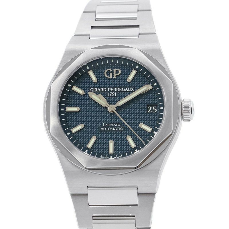 ジラールペルゴ ロレアート 81010-11-431-11A GIRARD-PERREGAUX 腕時計 ブルー文字盤