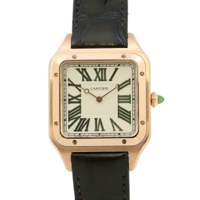 カルティエ サントス デュモン XL WGSA0083 200本限定モデル Cartier 腕時計 シルバー文字盤 安心保証