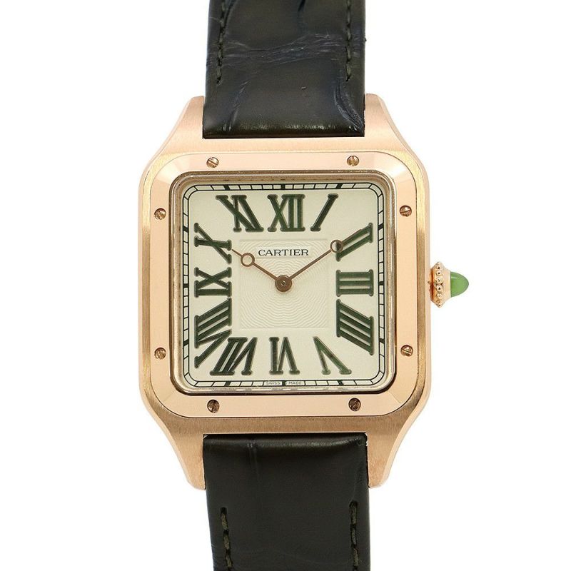 カルティエ サントス デュモン XL WGSA0083 200本限定モデル Cartier 腕時計 シルバー文字盤