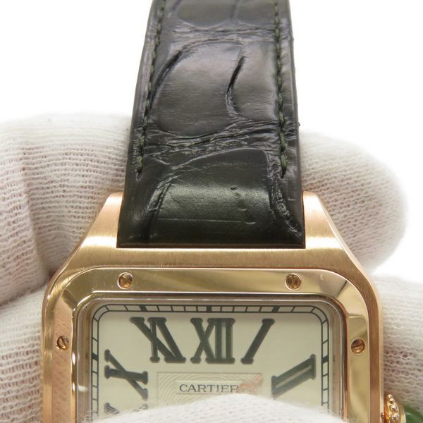 カルティエ サントス デュモン XL WGSA0083 200本限定モデル Cartier 腕時計 シルバー文字盤