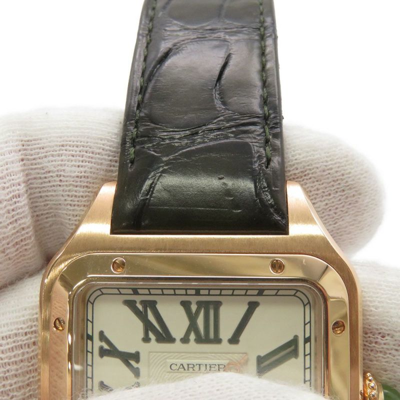 カルティエ サントス デュモン XL WGSA0083 200本限定モデル Cartier 腕時計 シルバー文字盤