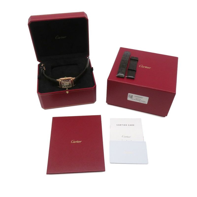 カルティエ サントス デュモン XL WGSA0083 200本限定モデル Cartier 腕時計 シルバー文字盤