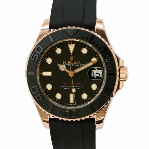 ロレックス ヨットマスター K18PG ピンクゴールド ランダムシリアル ルーレット 268655 ROLEX 腕時計 黒文字盤