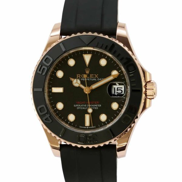 ロレックス ヨットマスター K18PG ピンクゴールド ランダムシリアル ルーレット 268655 ROLEX 腕時計 黒文字盤