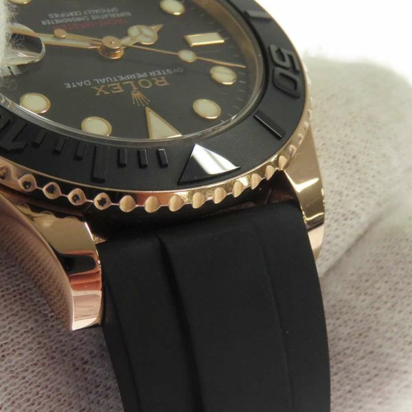 ロレックス ヨットマスター K18PG ピンクゴールド ランダムシリアル ルーレット 268655 ROLEX 腕時計 黒文字盤