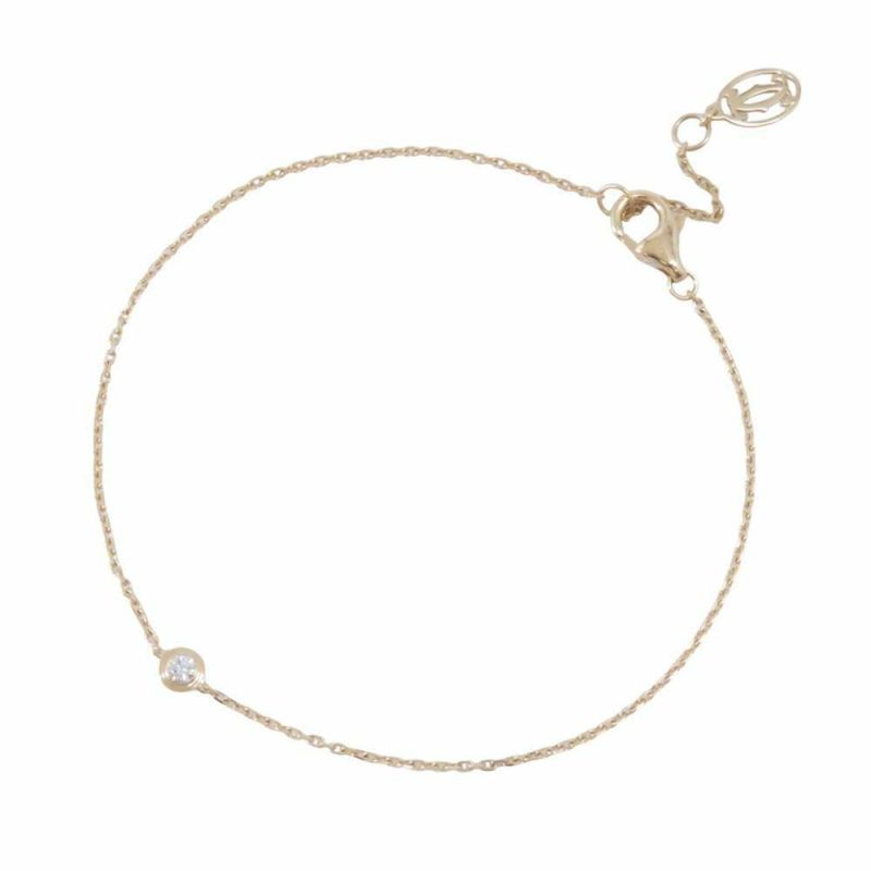 カルティエ ブレスレット ダムールXS ダイヤモンド 1P 0.04ct K18YG B6045617 Cartier ジュエリー