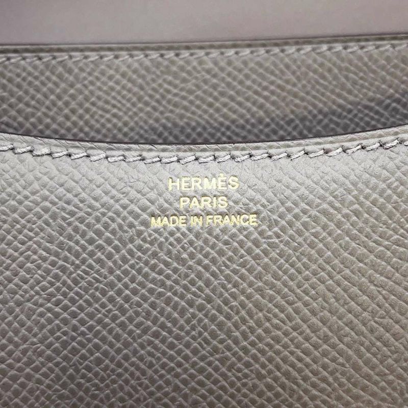 エルメス ミニ コンスタンス3 ミロワール グリメイヤー/ゴールド金具 ヴォーエプソン B刻印