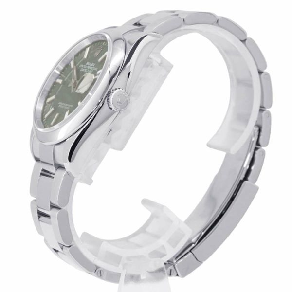 ロレックス デイトジャスト36 126200 ROLEX 腕時計 オリーブグリーンパームモチーフ文字盤