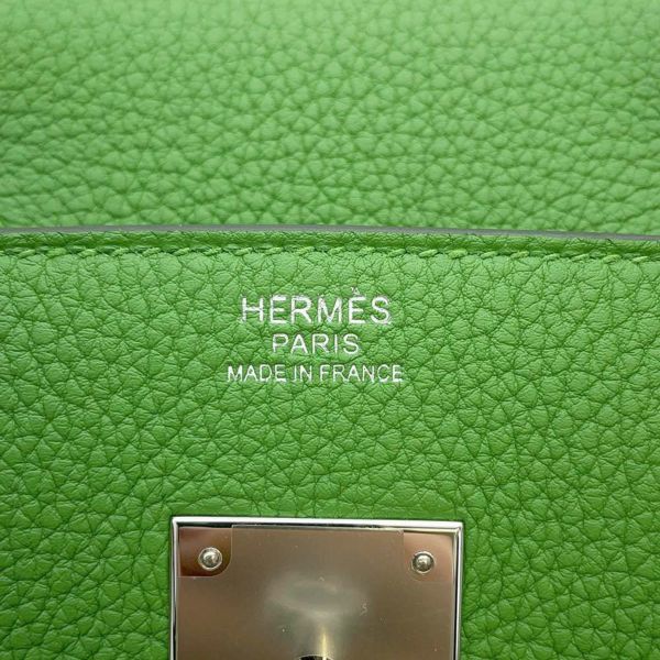 エルメス バーキン30 ヴェールユッカ/シルバー金具 トゴ B刻印 HERMES Birkin ハンドバッグ