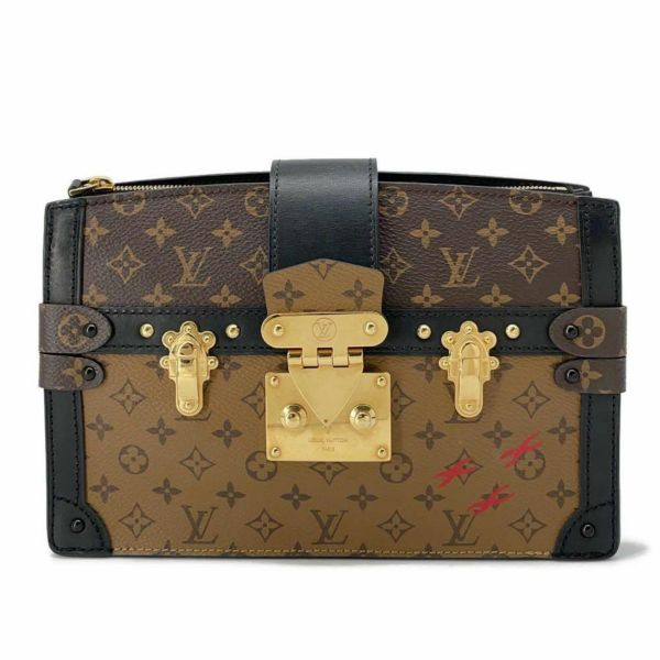 ルイヴィトン ショルダーバッグ モノグラム・リバース トランククラッチ M43596 LOUIS VUITTON