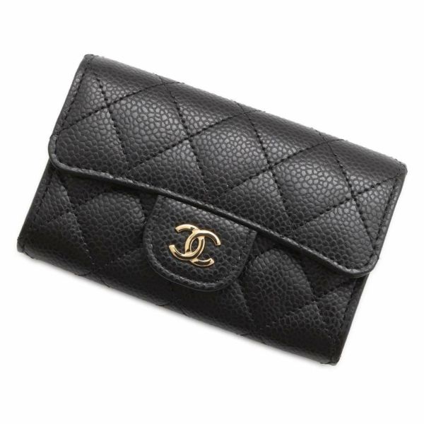 シャネル カードケース マトラッセ クラシックカードケース ココマーク キャビアスキン AP0214 CHANEL 名刺入れ |  中古・新品ブランド販売ギャラリーレア公式通販