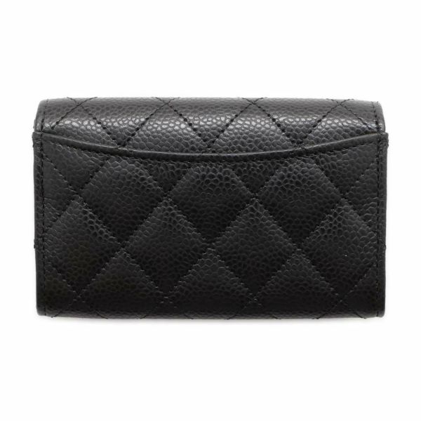 シャネル カードケース マトラッセ クラシックカードケース ココマーク キャビアスキン AP0214 CHANEL 名刺入れ