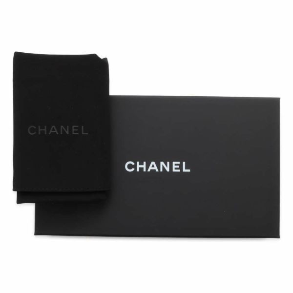 シャネル 長財布 クラシック ロング ジップ ウォレット ココマーク キャビアスキン マトラッセ AP0242 CHANEL 黒