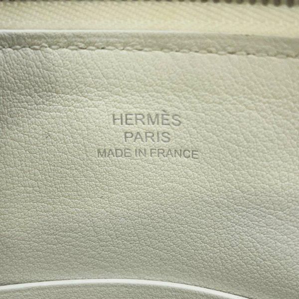 エルメス ポーチ カレ・ポケット ベルリンヌ馬車に乗って スイフト Y刻印 HERMES 小物入れ 白