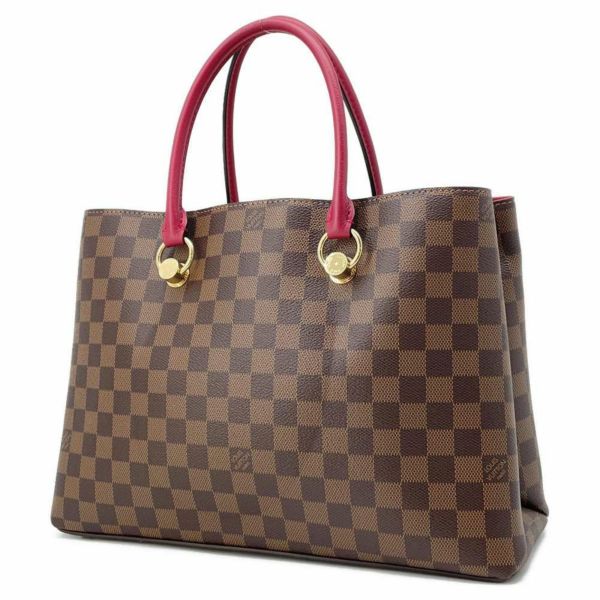 ルイヴィトン ハンドバッグ ダミエ・エベヌ LVリバーサイド N40052 LOUIS VUITTON 2wayショルダーバッグ