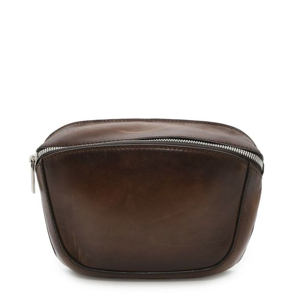 【美品！！】ベルルッティ ボディバッグ ウエストポーチ シグネチャー ロゴ 美品！！】ベルルッティ ボディバッグ ウエストポーチ シグネチャー ロゴ