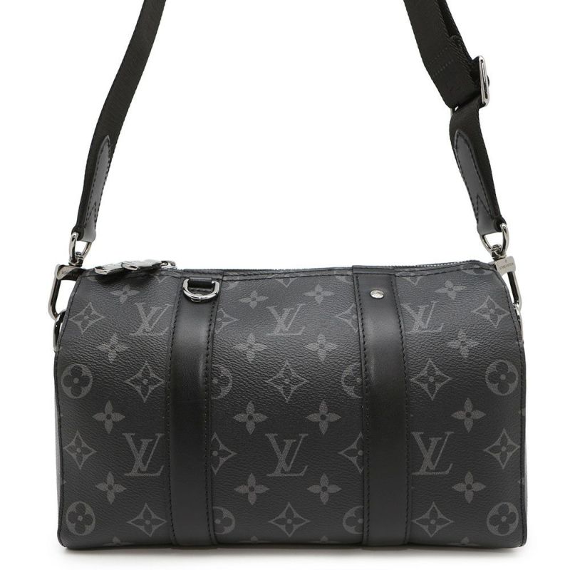 ルイヴィトン ショルダーバッグ モノグラム・エクリプス リバース シティ・キーポル M45936 ブラック 黒