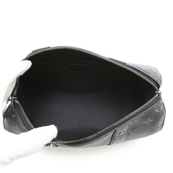 ルイヴィトン ショルダーバッグ モノグラム・エクリプス リバース シティ・キーポル M45936 ブラック 黒