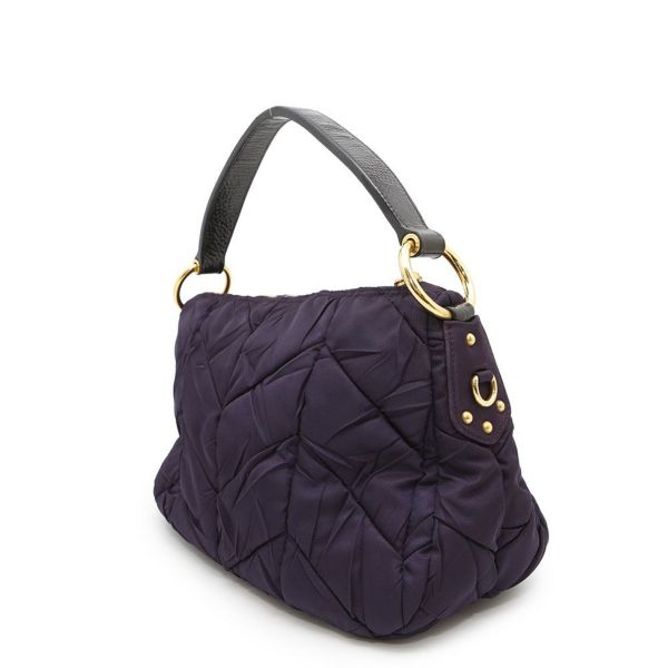 プラダ ショルダーバッグ ロゴ ワンショルダー ナイロン レザー BR3799 PRADA ハンドバッグ