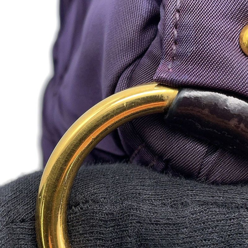 プラダ ショルダーバッグ ロゴ ワンショルダー ナイロン レザー BR3799 PRADA ハンドバッグ